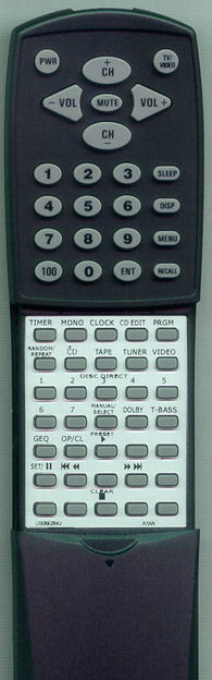 AIWA U-0089-284-U Replacement Remote