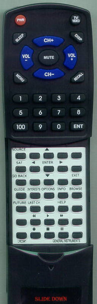 GI 4DTV Replacement Remote
