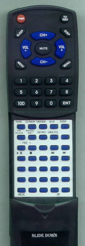 JVC RMSPCX290J Replacement Remote