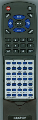 PHILIPS 40PFL1708/F7 Replacement Remote