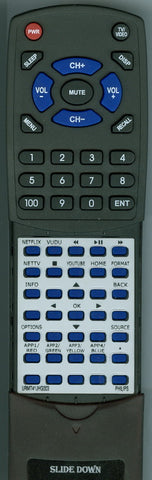 PHILIPS 55PFL4909F7 Replacement Remote