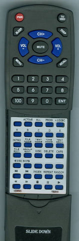 YAMAHA V209590 Replacement Remote