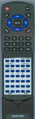 YAMAHA RTV3022600 Replacement Remote