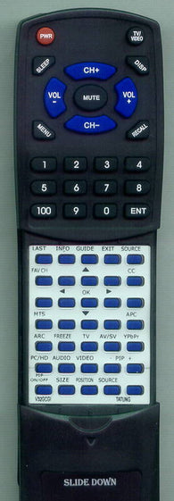 TATUNG V37GCGI Replacement Remote