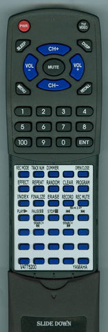 YAMAHA RTV4775200 Replacement Remote