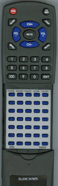 AUDIOVOX VE500A Replacement Remote