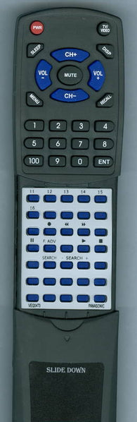 PANASONIC RTVEQ0473 Replacement Remote