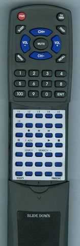 PANASONIC RTVEQ0473 Replacement Remote
