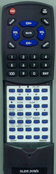 PANASONIC RTVEQ1413 Replacement Remote