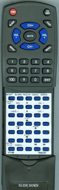 PANASONIC RTVEQ1968 Replacement Remote