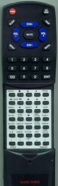 PANASONIC DVDC220 Replacement Remote