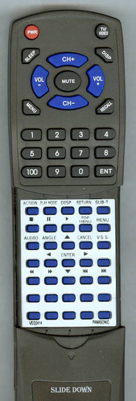 PANASONIC DVDLV75 Replacement Remote