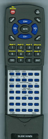 YAMAHAINSERT DSP100U BLACK Replacement Remote