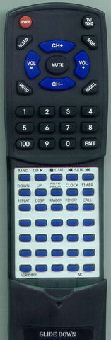JVC RCQ50 Replacement Remote