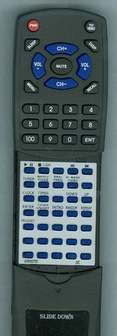 JVC PCRX110 Replacement Remote