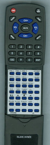 JVC VGR0048006 Replacement Remote