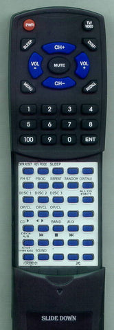 JVC RM-RXQC7BK Replacement Remote