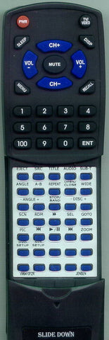 JENSEN RTVM9410FZR Replacement Remote