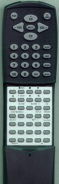 GE VSQS0374 Replacement Remote