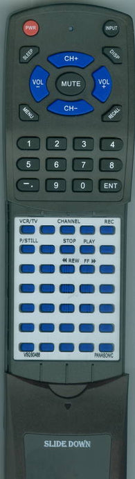 PANASONIC VSQS0488 Replacement Remote