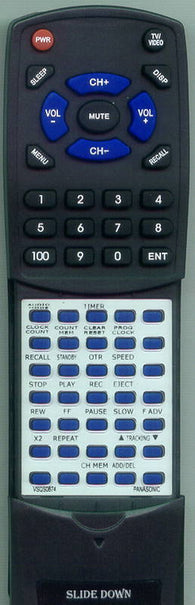 PANASONIC RTVSQS0874 Replacement Remote