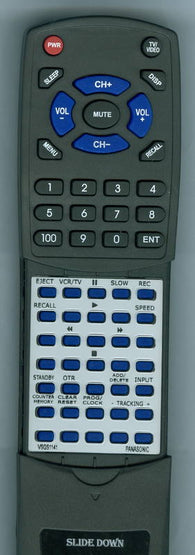 PANASONIC RTVSQS1141 Replacement Remote