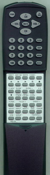 PANASONIC RTVSQS1180 Replacement Remote
