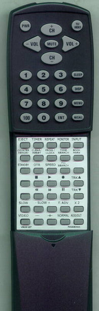 PANASONIC RTVSQS1227 Replacement Remote