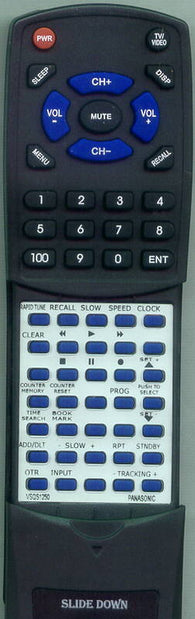 PANASONIC VSQS1250 Replacement Remote