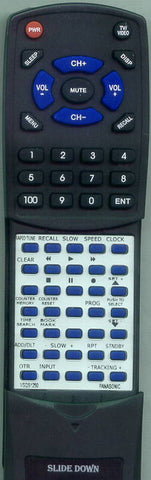 PANASONIC RTVSQS1250 Replacement Remote