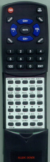 PANASONIC RTVSQS1294 Replacement Remote