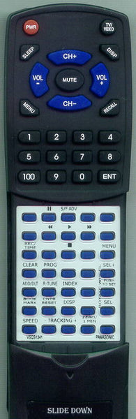 PANASONIC RTVSQS1341 Replacement Remote