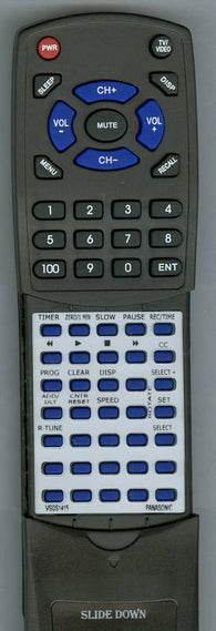 PANASONIC RTVSQS1415 Replacement Remote