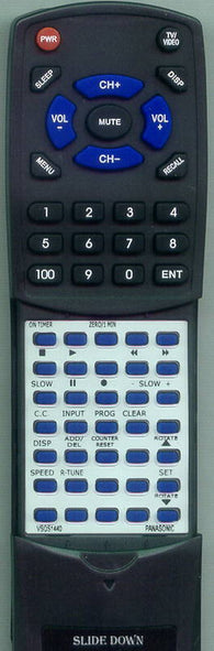 PANASONIC RTVSQS1440 Replacement Remote