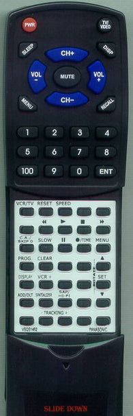 PANASONIC VSQS1452 Replacement Remote