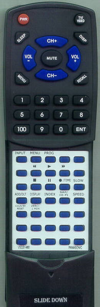 PANASONIC RTVSQS1480 Replacement Remote