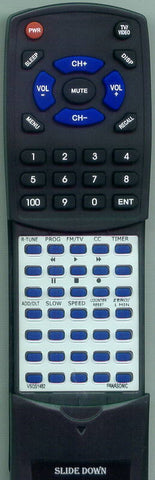 PANASONIC RTVSQS1482 Replacement Remote