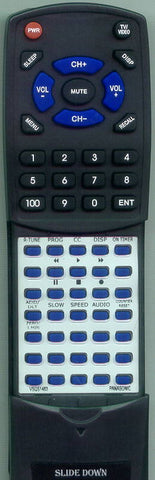 PANASONIC RTVSQS1483 Replacement Remote