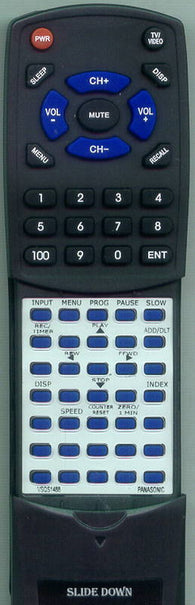 PANASONIC VSQS1488 Replacement Remote