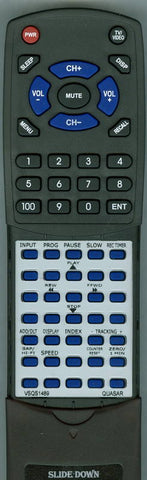 QUASAR RTVSQS1489 Replacement Remote