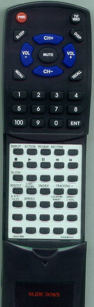 PANASONIC VSQS1559 Replacement Remote
