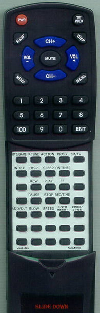 PANASONIC RTVSQS1563 Replacement Remote