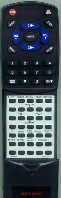 PANASONIC RTVSQS1576 Replacement Remote