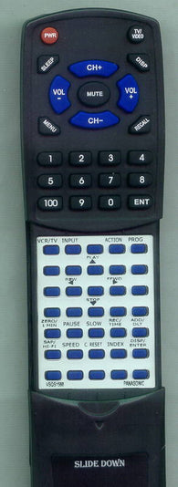 PANASONIC RTVSQS1588 Replacement Remote