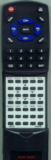 PANASONIC RTVSQS1597 Replacement Remote