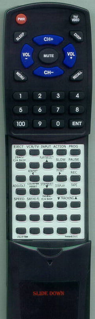 PANASONIC RTVSQS1598 Replacement Remote