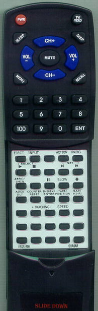 PANASONIC RTVSQS1599 Replacement Remote