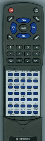 PANASONIC RTVSQS1602 Replacement Remote