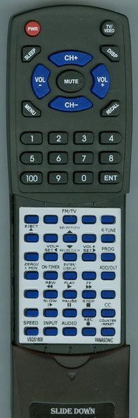 PANASONIC RTVSQS1608 Replacement Remote