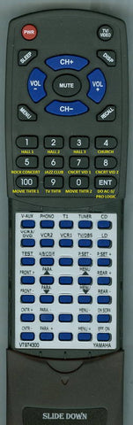 YAMAHAINSERT RTVT974300 Replacement Remote